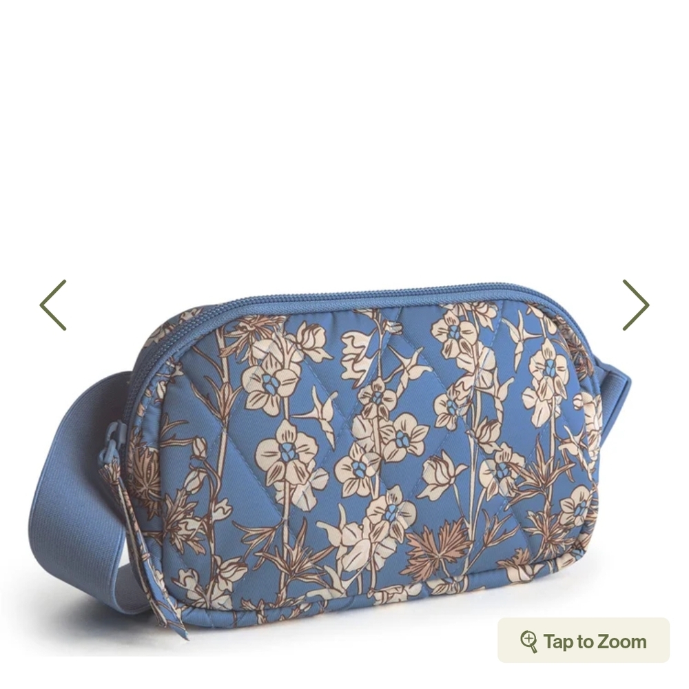 Vera Bradley Delphinium Woodward Belt Crossbody Bag